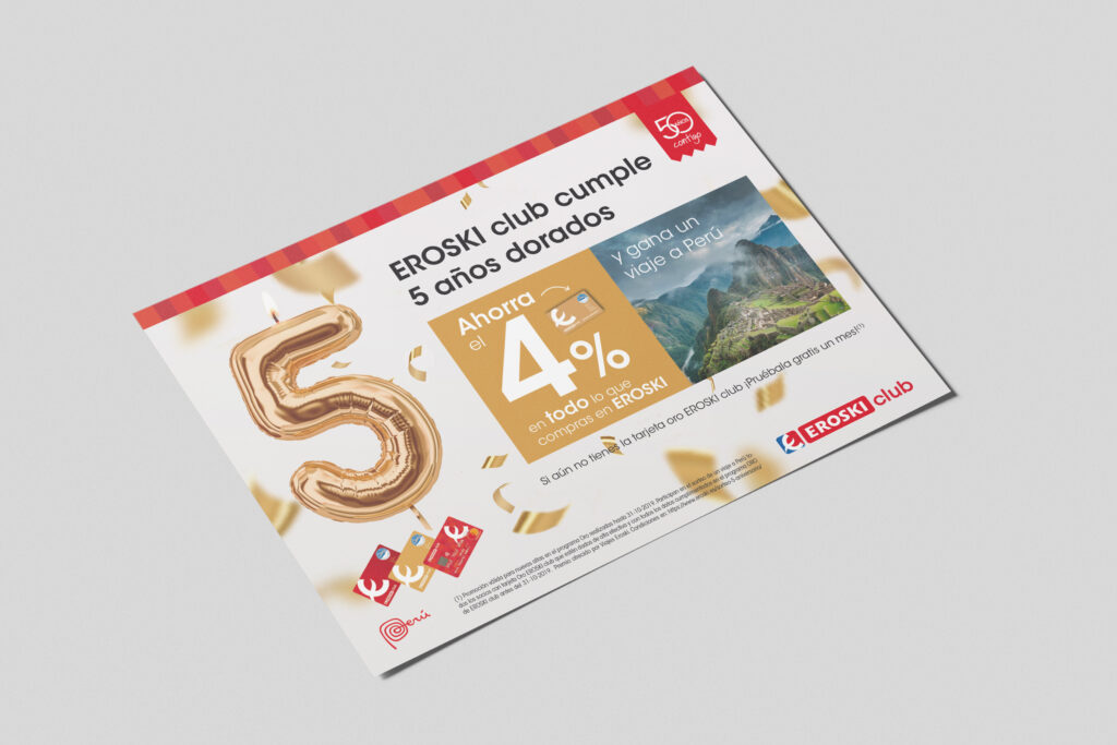 Eroski Club cumple 5 años dorados